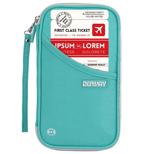 DEFWAY Family Passport Holder （Green）